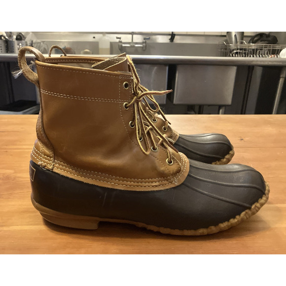 Vinatge LL Bean Duck Bean Boots Maine Hunting Shoe Goretex Made In USA Mens 11 main image 9
